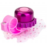 Звонок 24AW алюминий/пластик, розово-фиолетовый